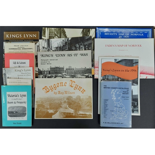 250 - NORFOLK POSTAL HISTORY: A large selection of monographs on the King's Lynn area inc. Norfolk Undated... 