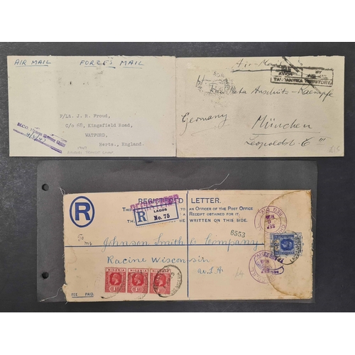 258 - COMMONWEALTH AFRICA ASSORTMENT OF COVERS, ETC. - EX DEALER'S STOCK: 1902-1980s good to v.fine assort... 