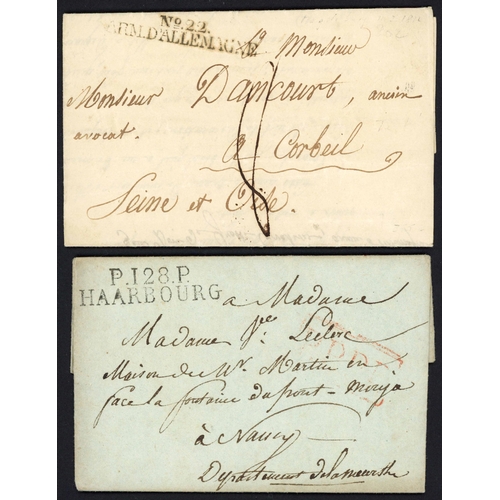 349 - ARMEE MARKS PRIOR TO THE INVASION - D'HANOVRE (1804), Bau. Gal. (1807), & D.ALLEMAGNE (No.22; Mar. 1... 