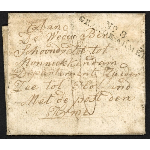 355 - DUTCH SOLDIER'S LETTER FROM THE FRENCH ARMY IN POLAND WITH 