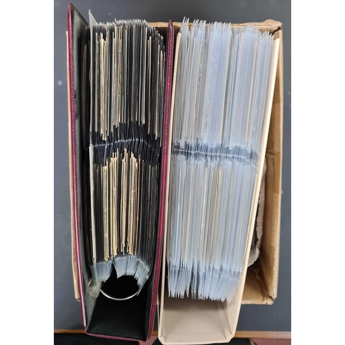 418 - WORCESTER & WORCESTERSHIRE: Two large albums with a collection of early 20th C. PPCs. Wide range of ... 