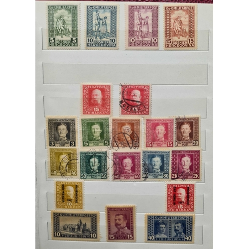 428 - BALKANS & E. EUROPE: A carton containing mint & used collections predominantly Albania (1913-1990) i... 