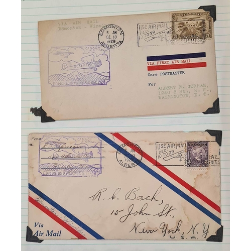 480 - 1928 FIRST FLIGHT COVERS: Collection of covers all mailed within December 1928 (inc. Xmas Day). All ... 