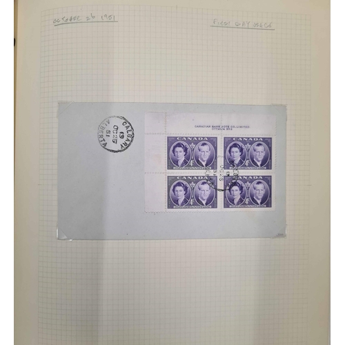 482 - 1932-57 FIRST DAY COVER COLLECTION: An album containing a duplicated range of FDCs (a few with fault... 