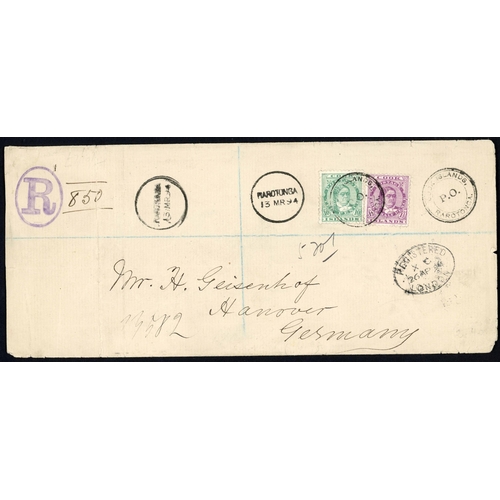 505 - 1894 GROUP OF REGISTERED COVERS: Each cover struck with large 