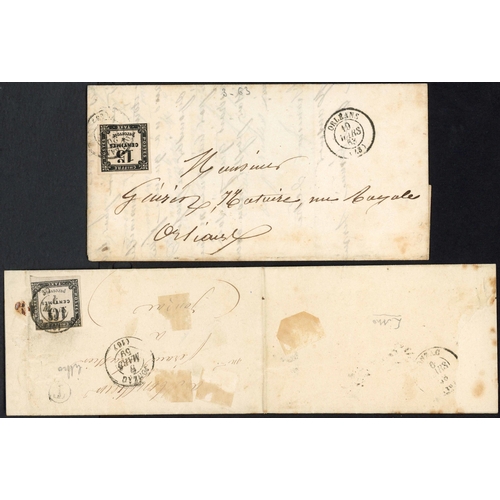 567 - EARLY POSTAGE DUE COVER GROUP: Mar. 1857 internal unstamped EL with 10c black Postage Due SG D76, 3 ... 