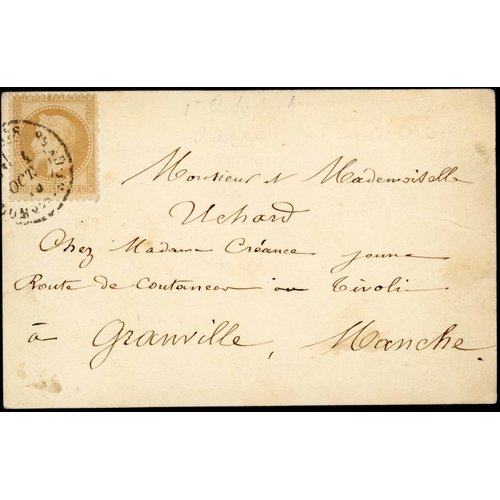 572 - BALLON MONTE - LE NON-DÉNOMMÉ 2 (8): Plain postcard addressed to Granville without the usual 'par ba... 