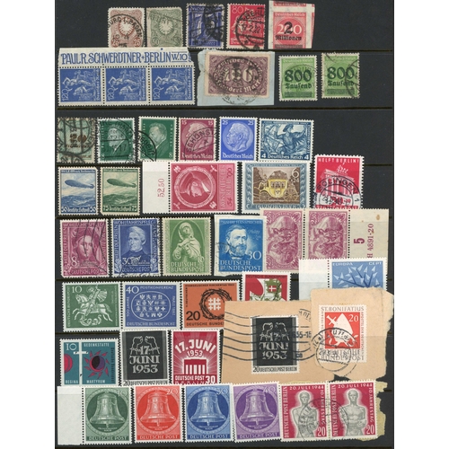 601 - MOSTLY EARLY TO MID-20th C. MINT & USED RANGES ON STOCK SHEETS/CARDS: Includes useful 1930s/40s Thir... 