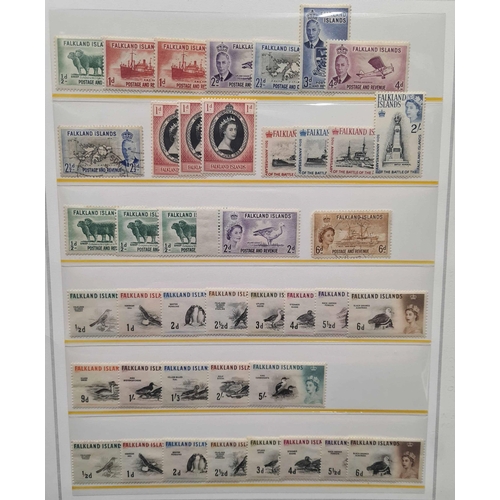 70 - FALKLANDS, CYPRUS, & MALTA, ETC. COLLECTIONS: Carton holding 3 different collections inc. QV-QEII Fa... 