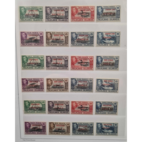 70 - FALKLANDS, CYPRUS, & MALTA, ETC. COLLECTIONS: Carton holding 3 different collections inc. QV-QEII Fa... 