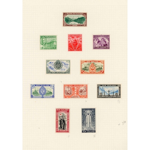 725 - QV-QEII COLLECTION ON ALBUM LEAVES: Includes range of 20 'Chalons', fair to good, inc. fine 4d yello... 