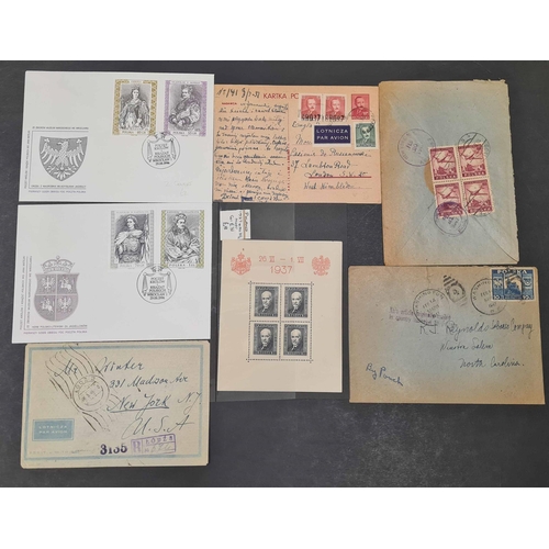 757 - 1920s-1990s COVERS, CARDS, PCs, MINIATURE SHEET, ETC.- EX DEALER'S STOCK: A good to fine stock of ma... 