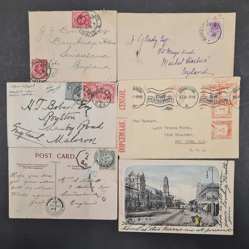 785 - SELECTION OF COVERS, POSTCARDS, ETC. - EX DEALER'S STOCK: 1896-1980s inc. some CoGH, Natal, Transvaa... 