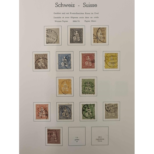 799 - 1854-1974 MINT & USED COLLECTION: A Leuchtturm album holding an extensive range inc. 1862/78 to 50f;... 