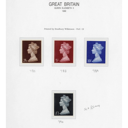 863 - QEII PRE-DECIMAL UNMOUNTED MINT COLLECTION: Royal Mail printed album pages with a collection of Wild... 