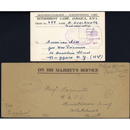 99 - ** JAMAICA - MILITARY & CENSORED COVERS: A 1941-93 set of envs. (some with faults) inc. 1941 censore... 