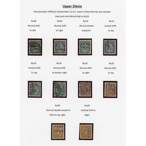 833 - STAMPS & POSTAL HISTORY: Predominantly used collection of issues from Feb. 1920 to Mar. 1922. Includ... 