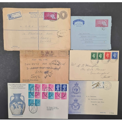 1282 - GB COLLECTION OF FIRST DAY AND SOME COMMERCIAL COVERS EX DEALERS STOCK: 1937-99 priced to sell at c.... 