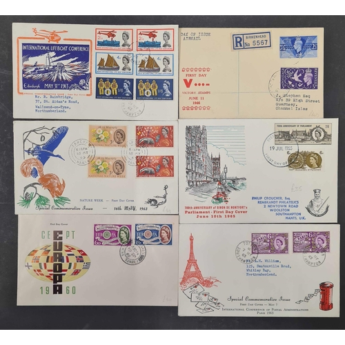 1283 - GB 1937-72 FIRST DAY COVERS EX DEALERS STOCK; A fine sellection of better FDCs priced to sell at c.£... 