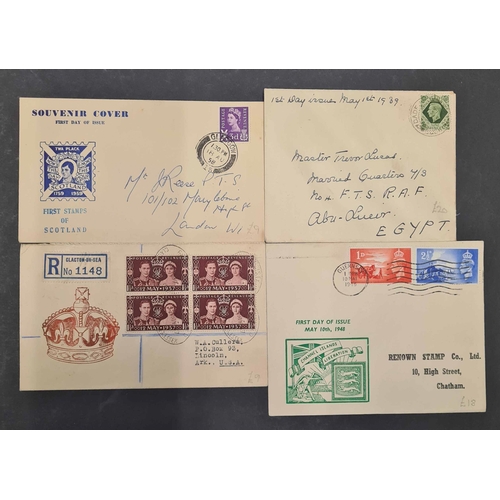 1283 - GB 1937-72 FIRST DAY COVERS EX DEALERS STOCK; A fine sellection of better FDCs priced to sell at c.£... 