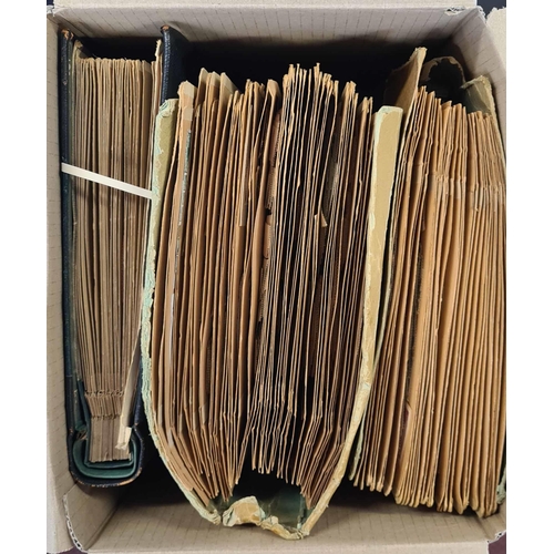 55 - KGVI & QEII HUGE USED DUPLICATED ACCUMULATION in a carton housed in three bulging binders arranged o... 