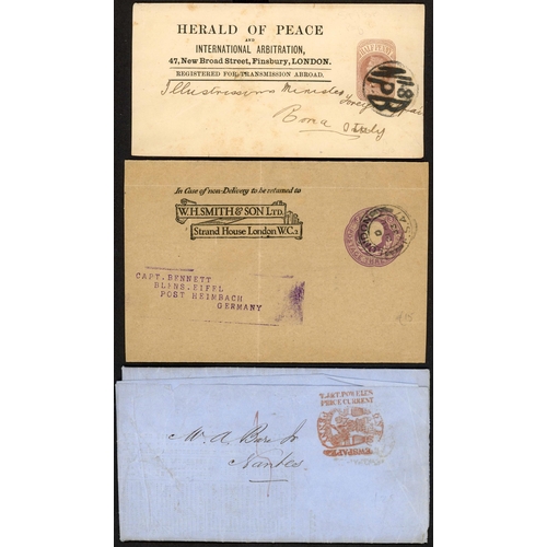 1101 - NEWSPAPERS, WRAPPERS, PRICES CURRENT ETC: 1854-c.1935 collection with 1854 Price Current London to N... 