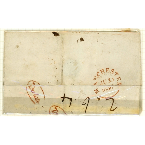 1216 - PRESTAMP 1720-1850s MIX: Display concerning mail coaches on annotated leaves or loose inc. 1720 loca... 