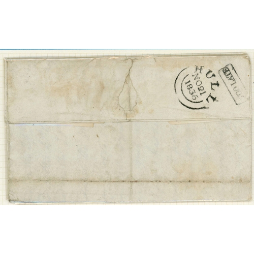 1216 - PRESTAMP 1720-1850s MIX: Display concerning mail coaches on annotated leaves or loose inc. 1720 loca... 