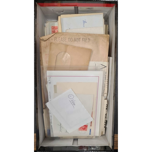 1227 - KGVI (+ SOME KEVIII) MISCELLANY: Small box containing a 1936-1950s accumulation of covers, cards & o... 