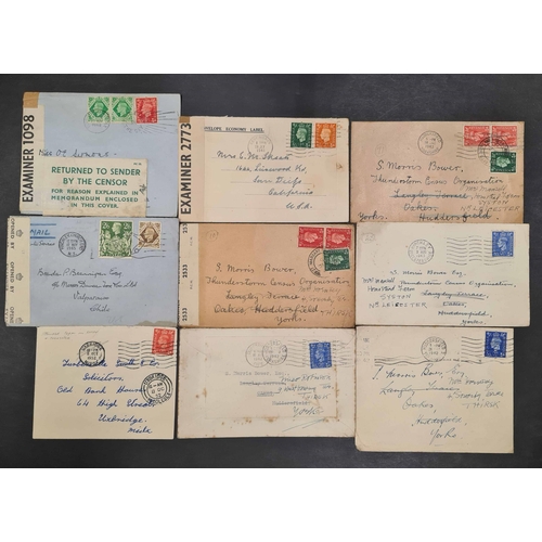 1227 - KGVI (+ SOME KEVIII) MISCELLANY: Small box containing a 1936-1950s accumulation of covers, cards & o... 