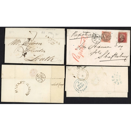 1262 - 18TH CENTURY, UDC ETC: c.1730-1950 collection with c.1730 EL to Massingberd, London with faint STAM/... 