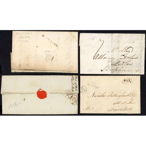 1262 - 18TH CENTURY, UDC ETC: c.1730-1950 collection with c.1730 EL to Massingberd, London with faint STAM/... 