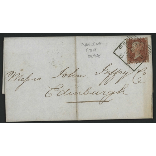 1348 - SCOTS  POSTAL HISTORY MIX - INC. DOTTED CIRCLES, 