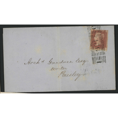 1348 - SCOTS  POSTAL HISTORY MIX - INC. DOTTED CIRCLES, 