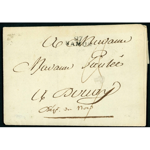 164 - STAMPLESS CONTINENTAL MAIL INC. CROSS-BORDER, ETC.: Large 1725-1867 group mostly from Central Europe... 