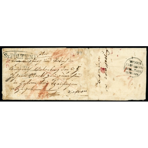 173 - AUSTRIAN EMPIRE DISINFECTED COVERS & FELDPOST: Group mostly with disinfection marks inc. 1830s-70s E... 