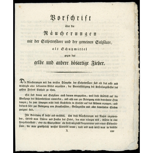 174 - DISINFECTED MAIL/RELATED EX. GERMAN STATES/EMPIRE: 1830s E/ELs (8) used locally or to France, with m... 