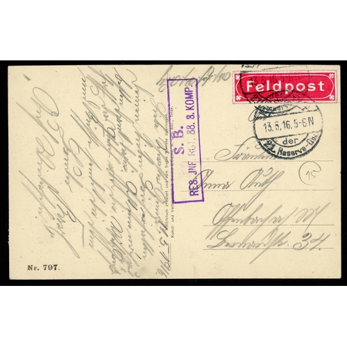 174 - DISINFECTED MAIL/RELATED EX. GERMAN STATES/EMPIRE: 1830s E/ELs (8) used locally or to France, with m... 