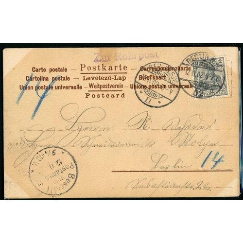 184 - CONTINENTAL EUROPE INC. TUBE POSTS, T.P.O.s, ETC.: c.1850-1938 group inc. ex Germany or Austria (36)... 