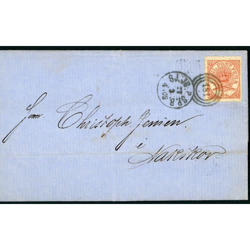 188 - FINLAND & DENMARK EARLY T.P.O.s - PRESTAMP TO BICOLOUR ISSUE COVERS, T.P.O. NUMERALS, ETC.: Collecti... 