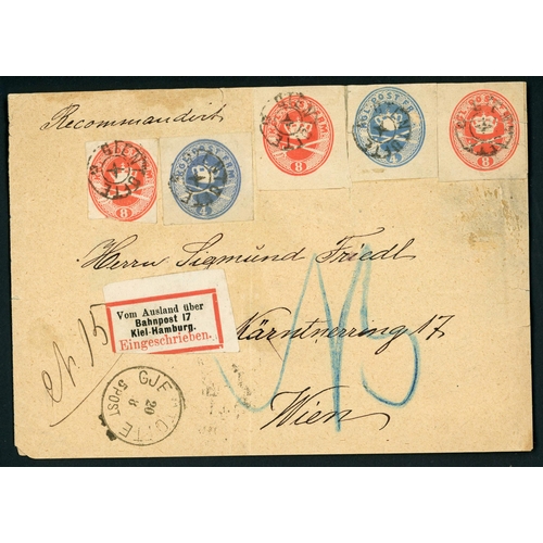 195 - BAHNPOST 5 (2 - RUSSIAN & POLISH MAILS), BAHNPOST 15 (5) & SCARCE 17 - CAPE OF GOOD HOPE, TRANSVAAL,... 