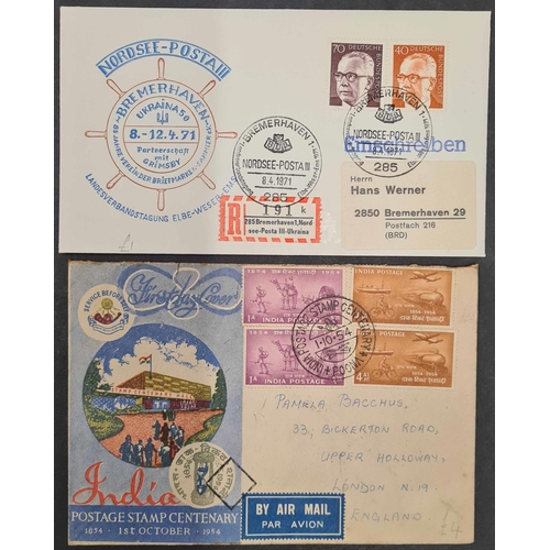 209 - SHIPPING & PAQUEBOTS, COVERS & CARDS ETC., EX DEALER'S STOCK: 1902 -1990 selection of good to fine c... 