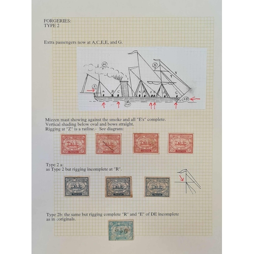 250 - MISCELLANEOUS MIXTURE OF LABELS & BOGUS ISSUES; A box-file containing a range of Cinderella labels i... 