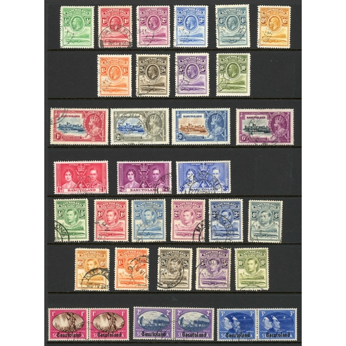 326 - 1933-49 MINT & USED COLLECTION on stock sheets being complete used from 1933 definitives (SG £375) t... 