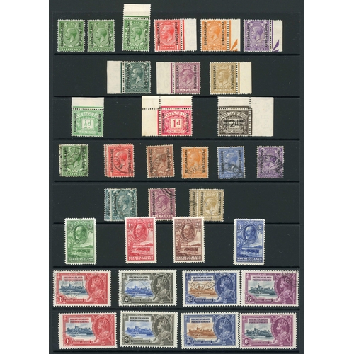 327 - 1885-1949 MINT & USED COLLECTION/ACCUMULATION on stock sheets/cards inc. 1885 ½d (SG 1) mint & 1d (S... 