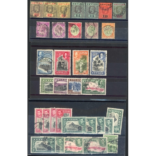 353 - 1857-1949 CHIEFLY USED ACCUMULATION untidily arranged and loaded onto stock cards from early QV impe... 