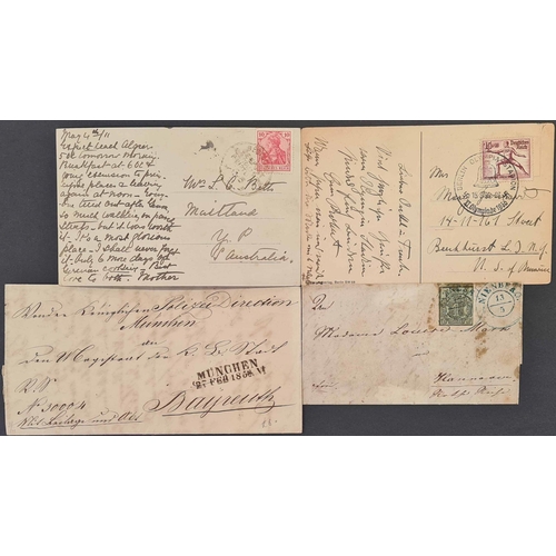 423 - MISCELLANY: An 1850s-1988 accumulation of PPCs (mostly) and covers. Inc. substantial qty of WWII Fel... 