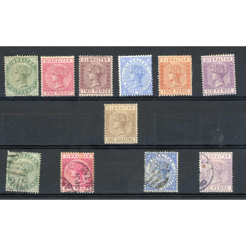 436 - 1886-87 SET; Mounted mint set except ½d value which has no gum. Also ½d, 1d, 2½d & 6d values used. (... 