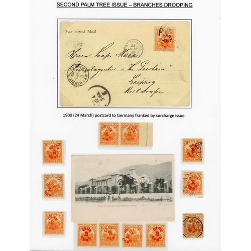 496 - 1898 SURCHARGE ISSUES INC. SCARCE COVER: 1898 2c on 20c brown & 2c on 20c orange. A range of mainly ... 