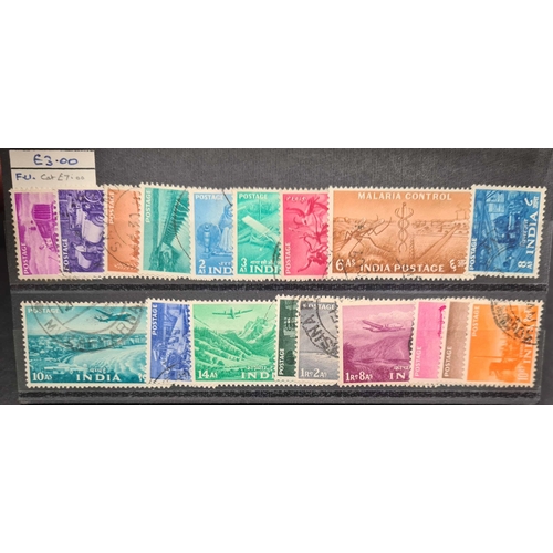 53 - KGVI/EARLY QEII DEFINITIVE SETS: Shoe box holding a qty. of c.97 stock cards with individual mint or... 